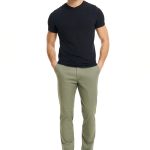 Porus Olive Chinos