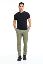 Porus Olive Chinos